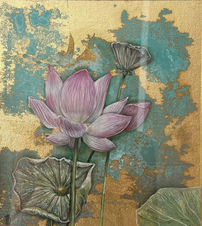 Painting, Studio Fine Art Gallery @ Affordable Art Fair, Daria Ivashchenko, Lotus_2024